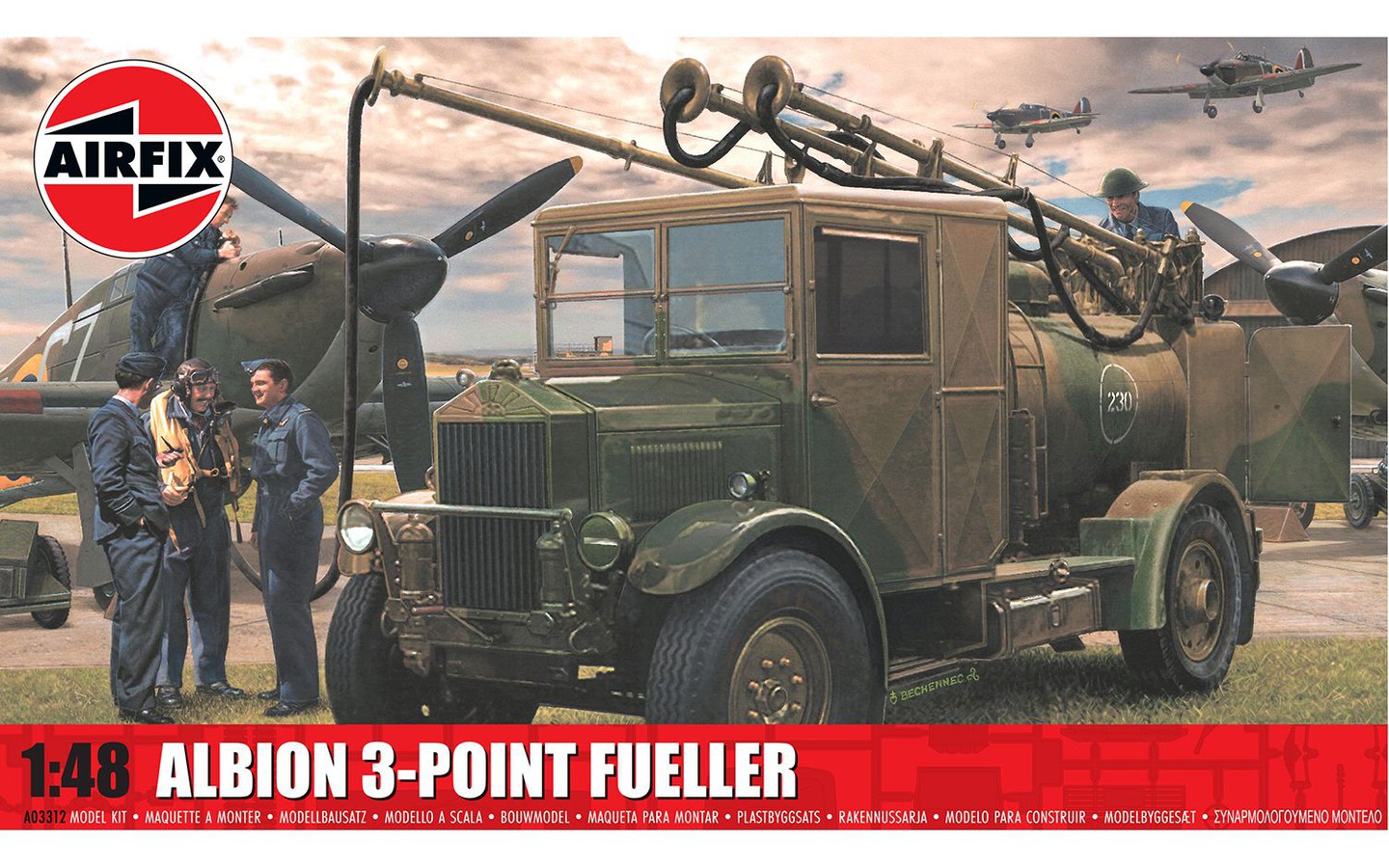 Albion AM463 3-Point Refueller - Airfix A03312 | kingshobby.com