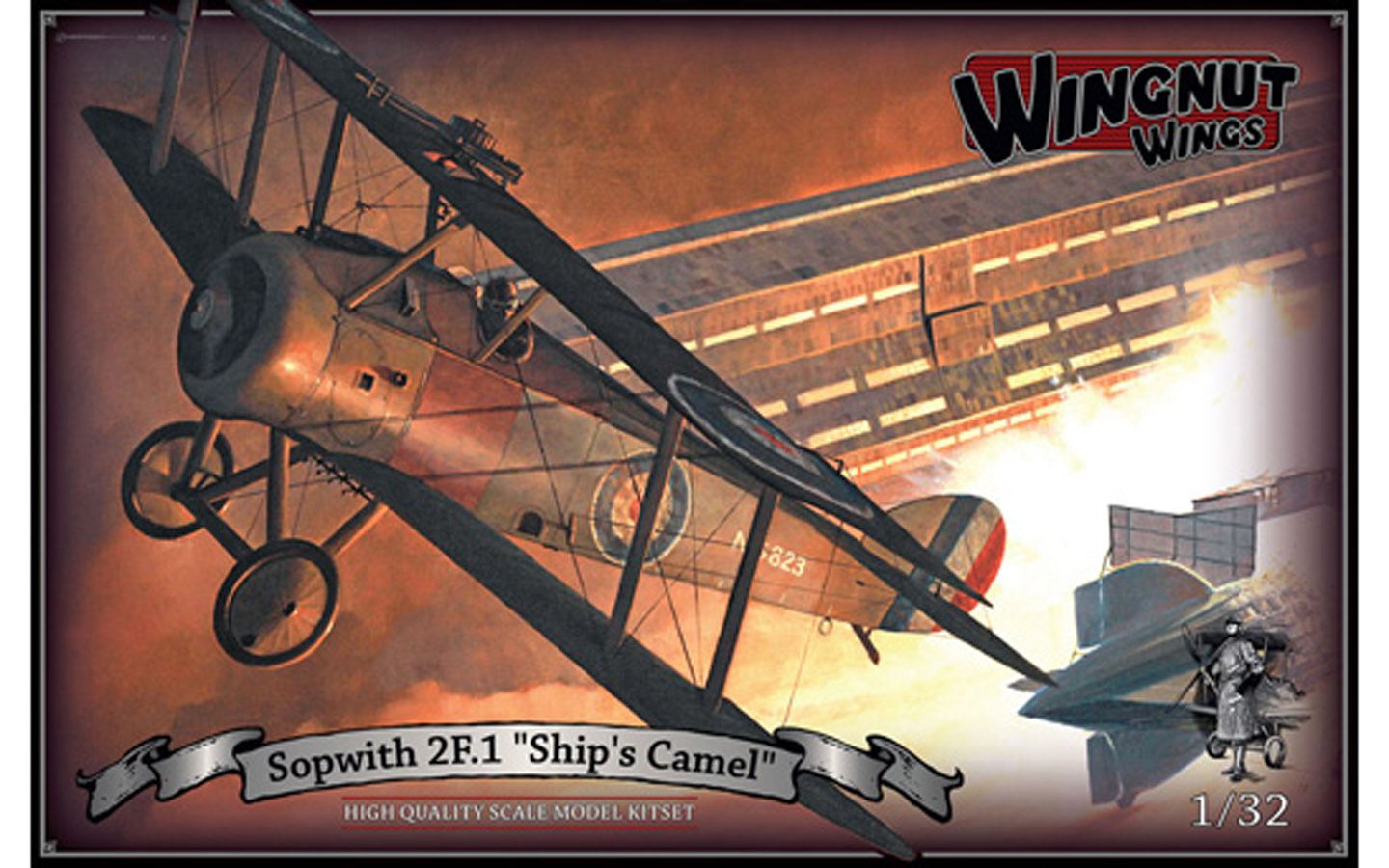 航空機・ヘリコプター Wingnut Wings Sopwith 2F.1 'Ship's Camel Sopwith 2F.1 Ship's Camel - Wingnut Wings 32076 | kingshobby.com