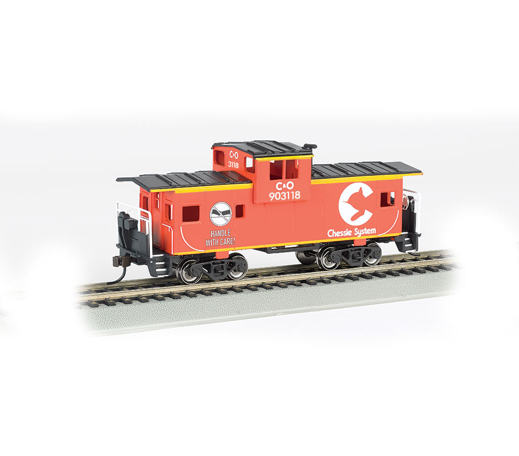 Chessie No 903118 - Orange - 36 ft Wide - Vision Caboose - Bachmann Trains 17707