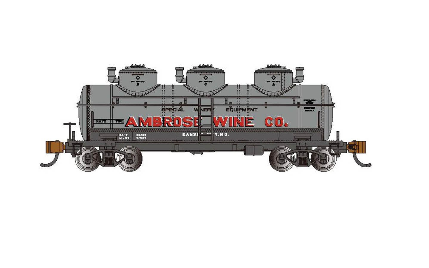 Bachmann Trains Canadian National Grain Hopper - HO Scale 4 Bay Cylindrical Car