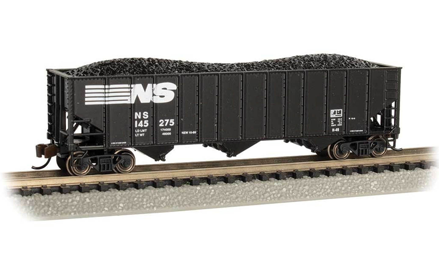 Bethlehem Steel 100 Ton 3 Bay Hopper Norfolk Southern Bachmann Trains Kingshobby Com