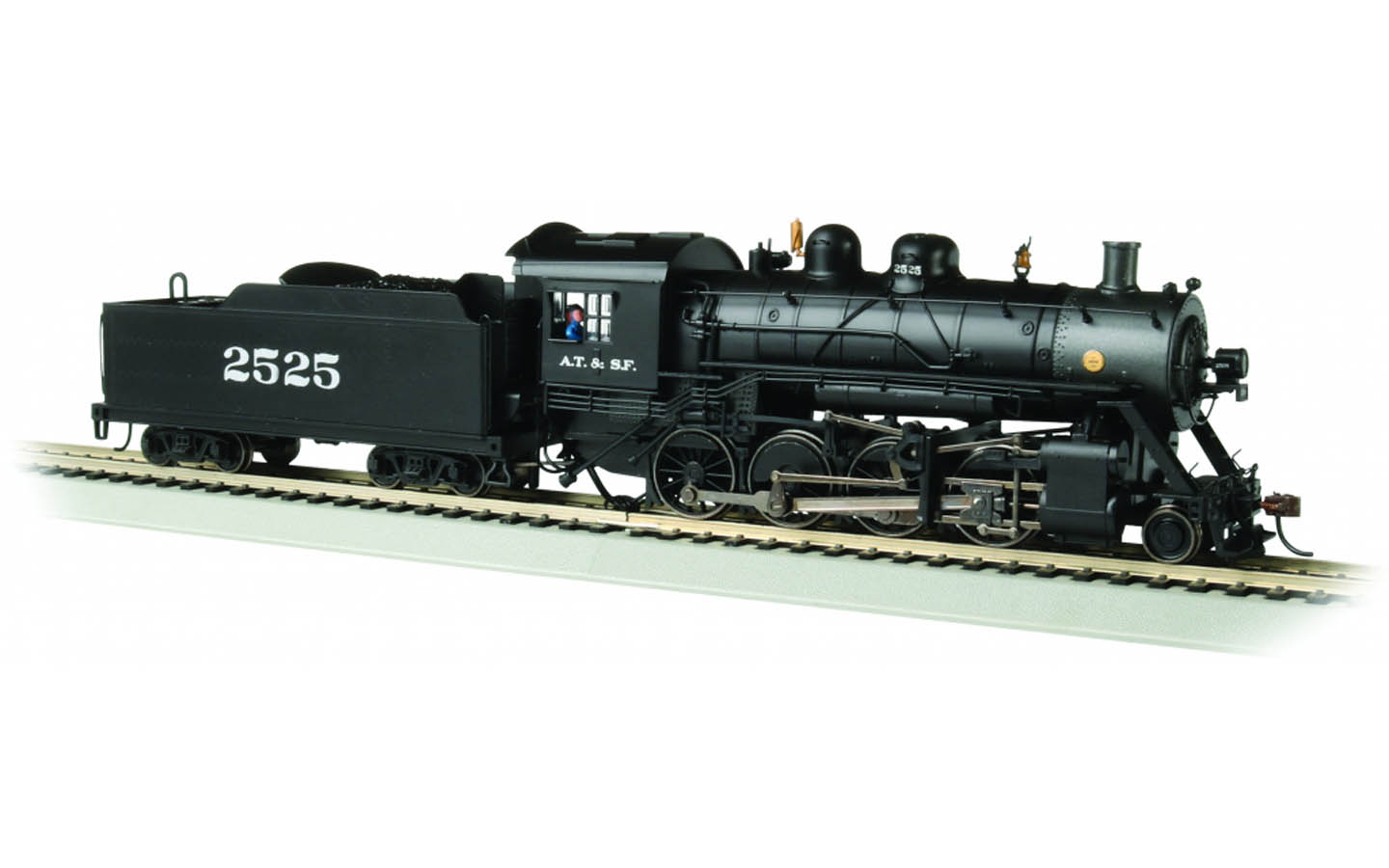 2-8-0 Consolidation - Santa Fe 2525 - Bachmann Trains 57910