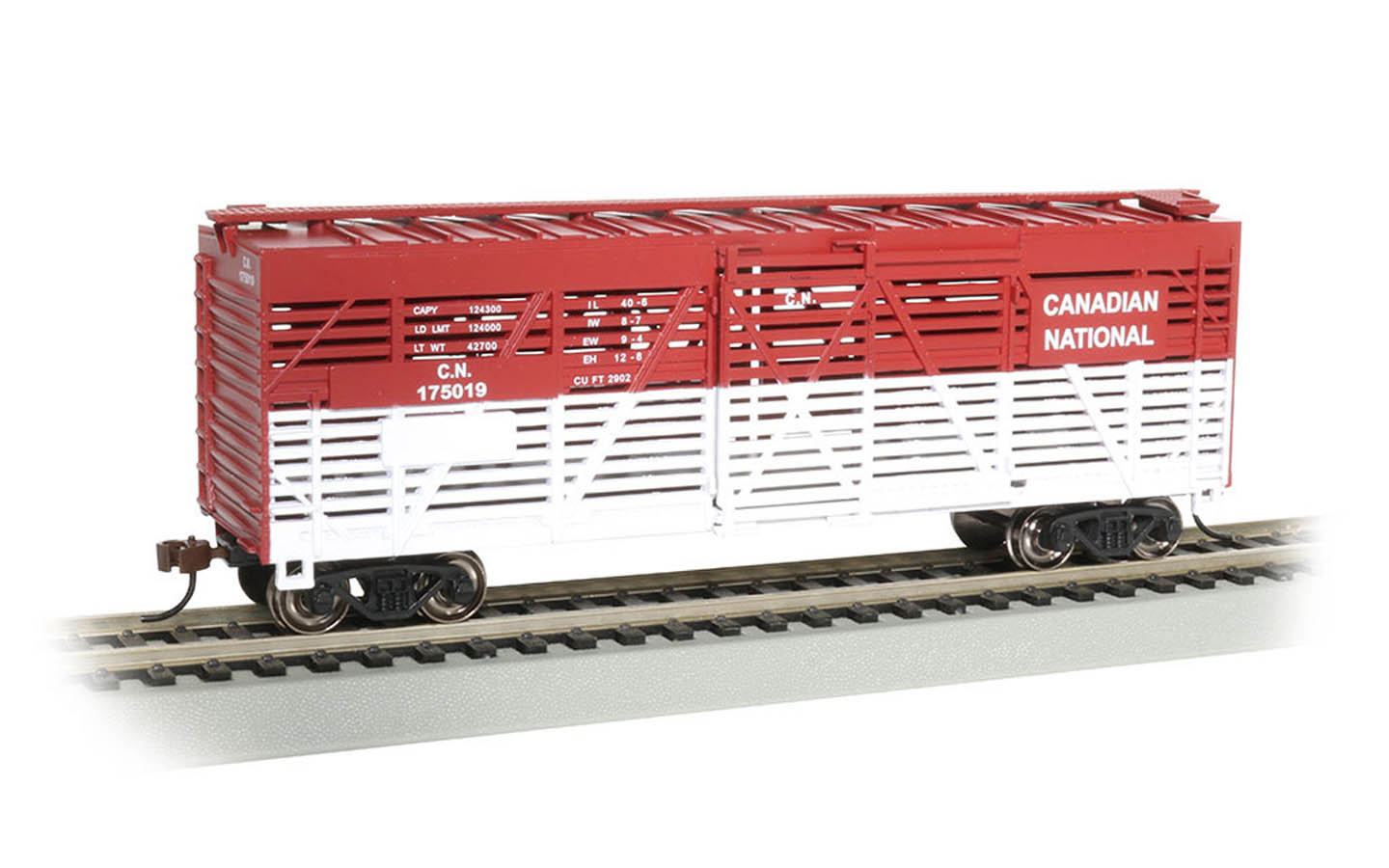 Bachmann Trains - Vagone Di Coda Con Luci LED, Scala HO 1:87, Canadian National, Modellismo Ferroviario