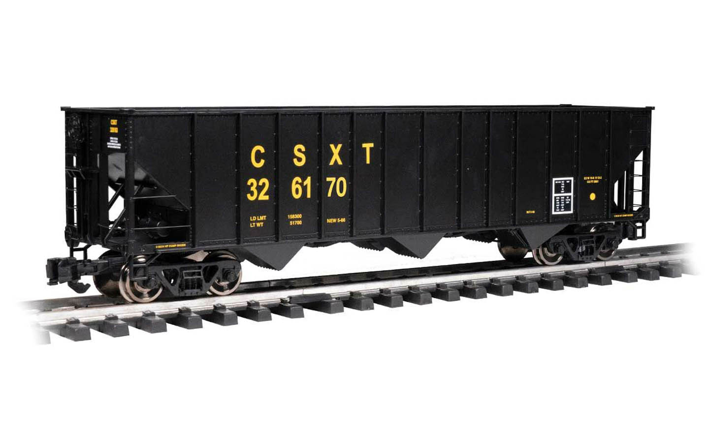 Bethlehem Steel 100 Ton Hopper Car CSX 326170 Bachmann Trains