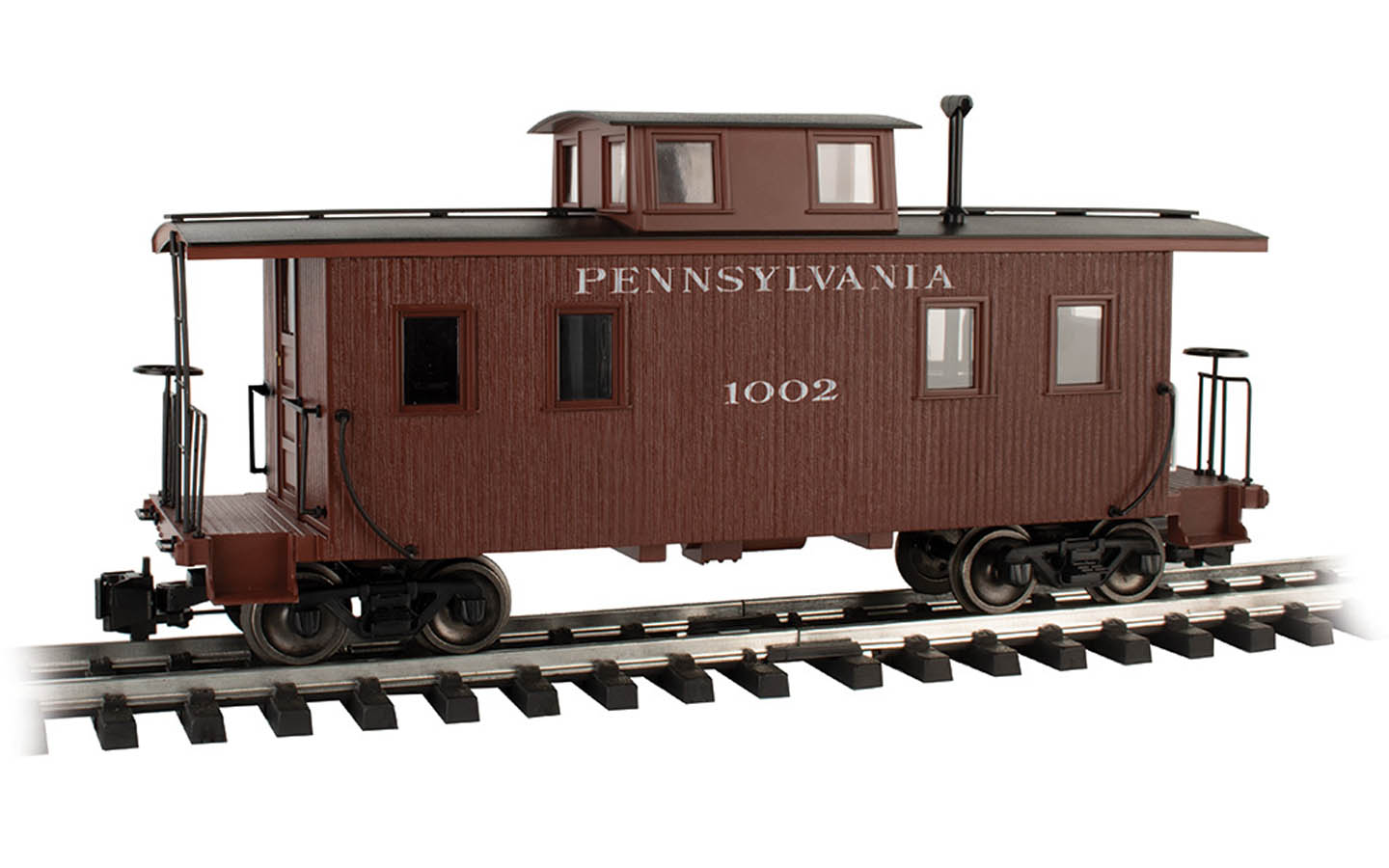 Pennsylvania 1002 EightWheel CenterCupola Caboose (LS) Bachmann