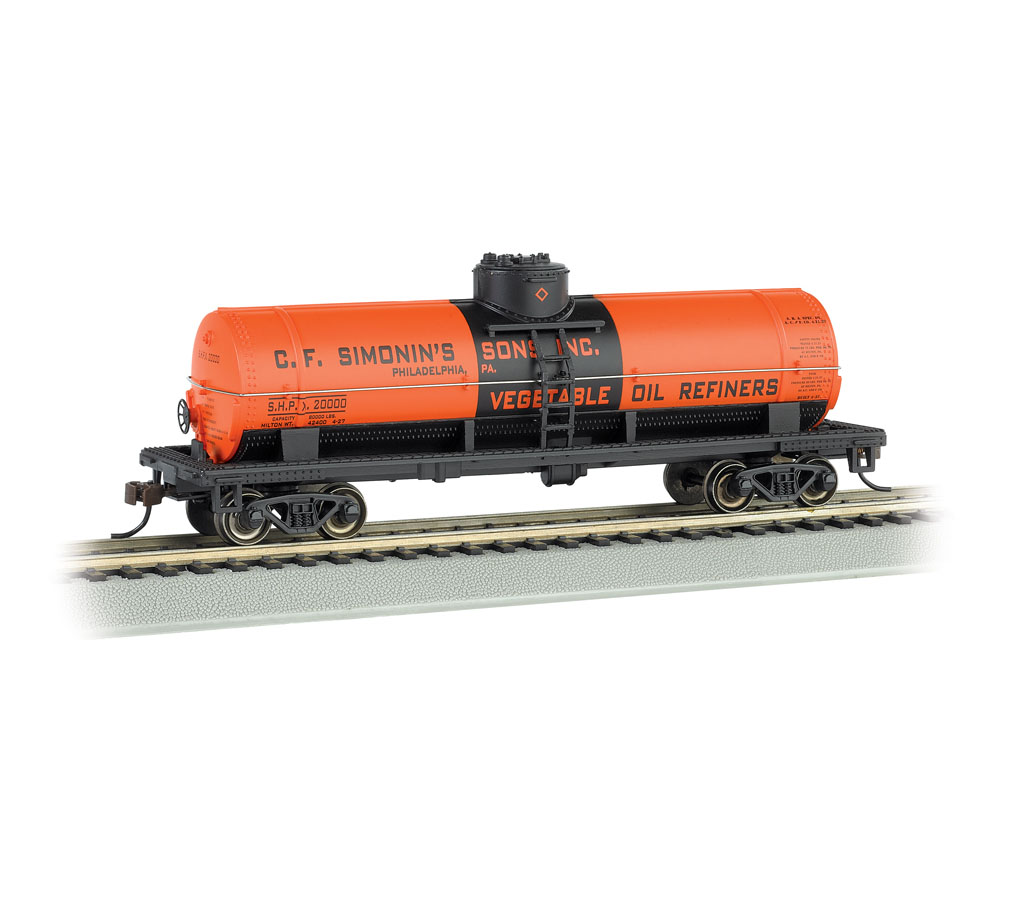 C F Simonins Sons Inc 40 ft SingleDome Tank Car HO Scale