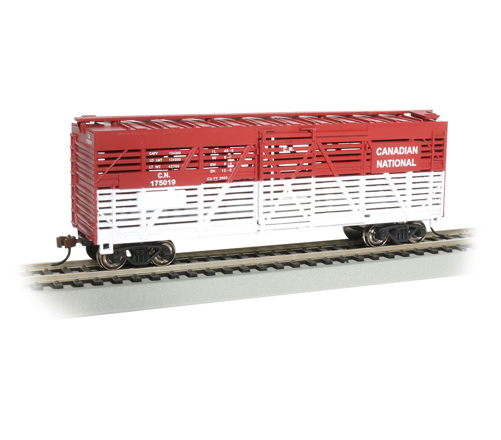 Canadian National 40 ft Stock Car HO Scale Bachmann Trains 18514