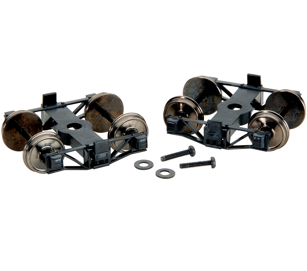 Low Frame 4 feet 1 inch Arch Bar Freight Trucks - 1 Pair