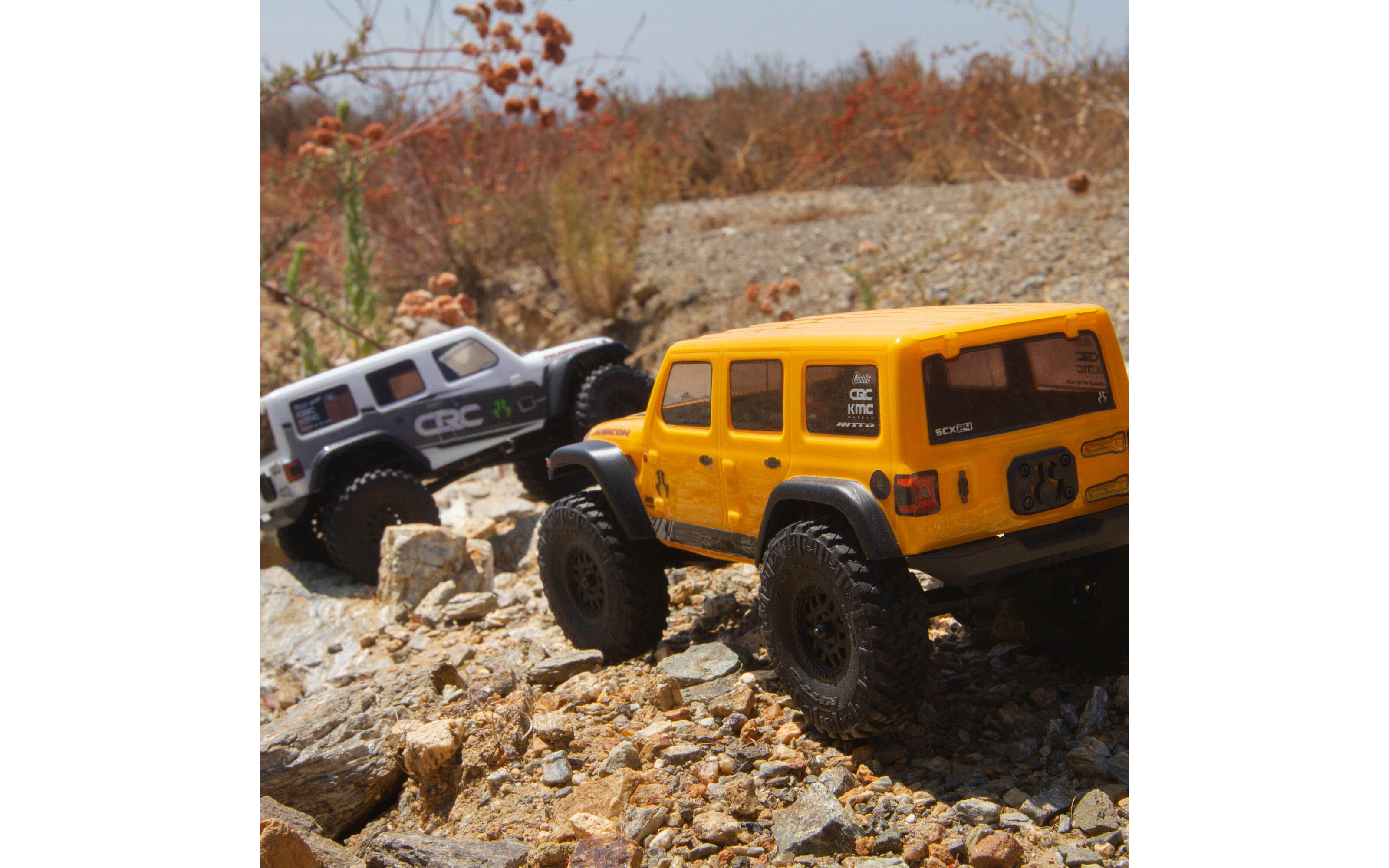 SCX24 2019 Jeep Wrangler JLU CRC 4WD Rock Crawler Brushed RTR