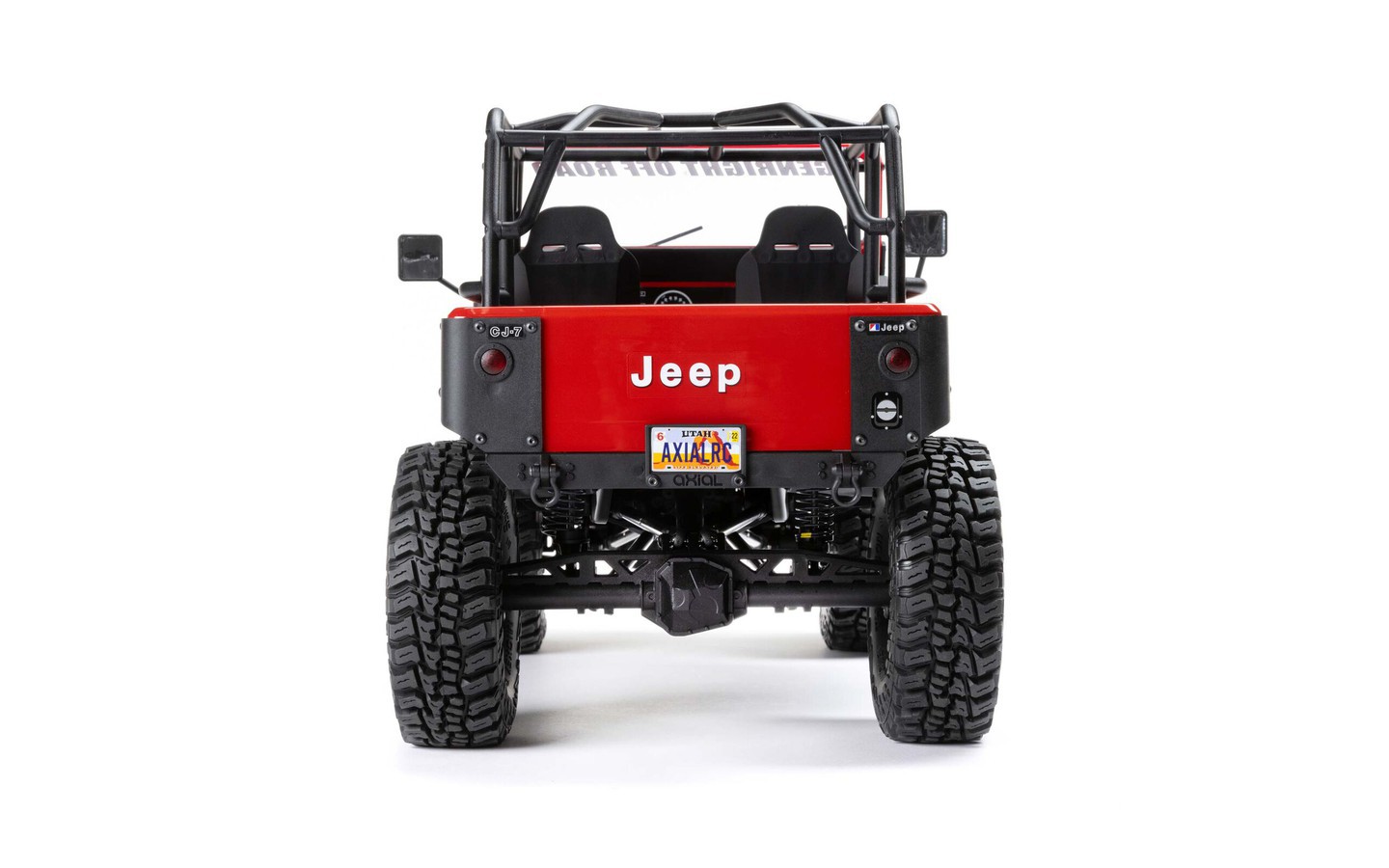 1/10 SCX10 III Jeep CJ-7 4X4 RTR Brushed Rock Crawler Red - Axial