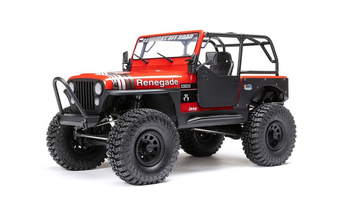 1/10 SCX10 III Jeep CJ-7 4X4 RTR Brushed Rock Crawler Red - Axial