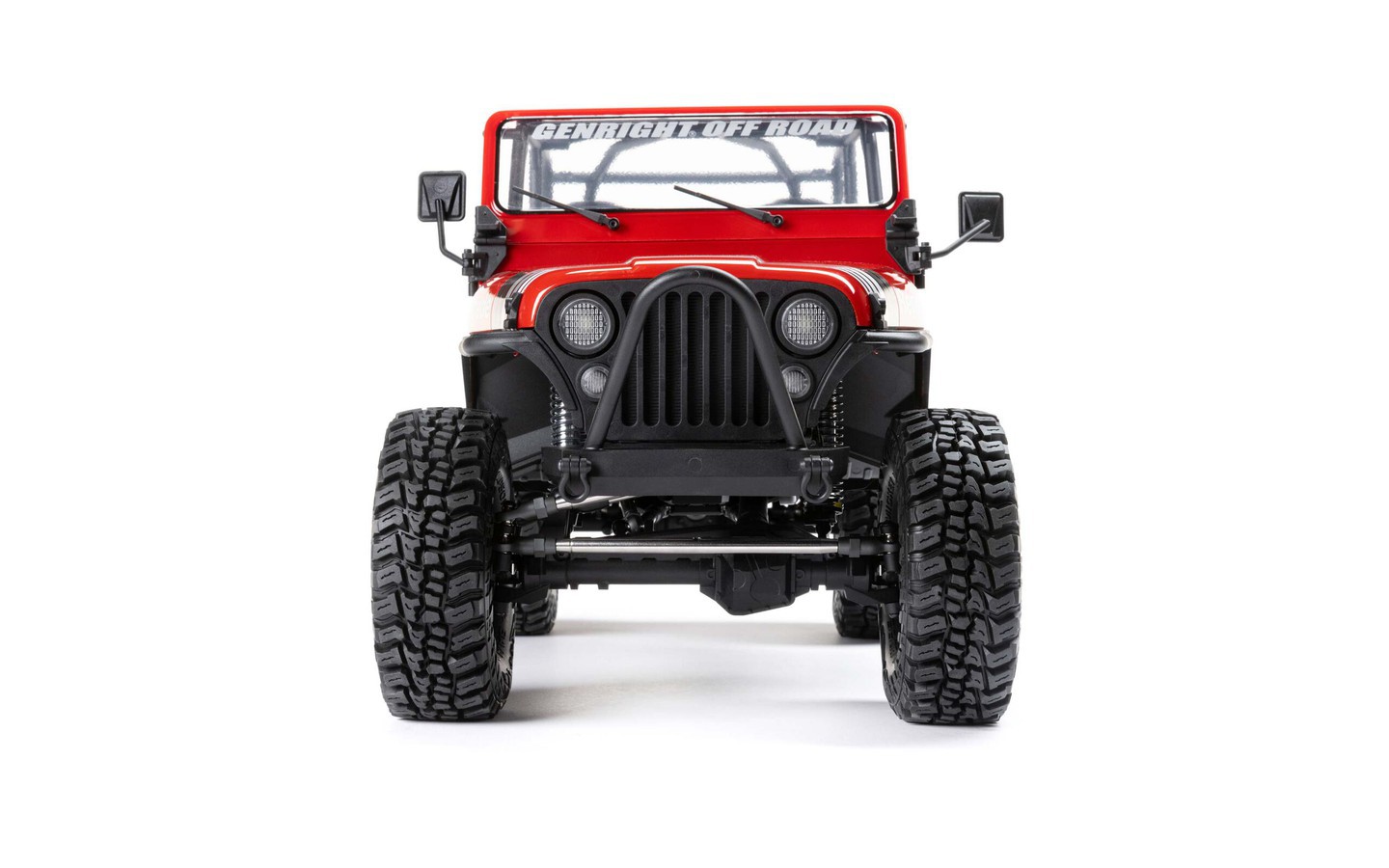1/10 SCX10 III Jeep CJ-7 4X4 RTR Brushed Rock Crawler Red - Axial