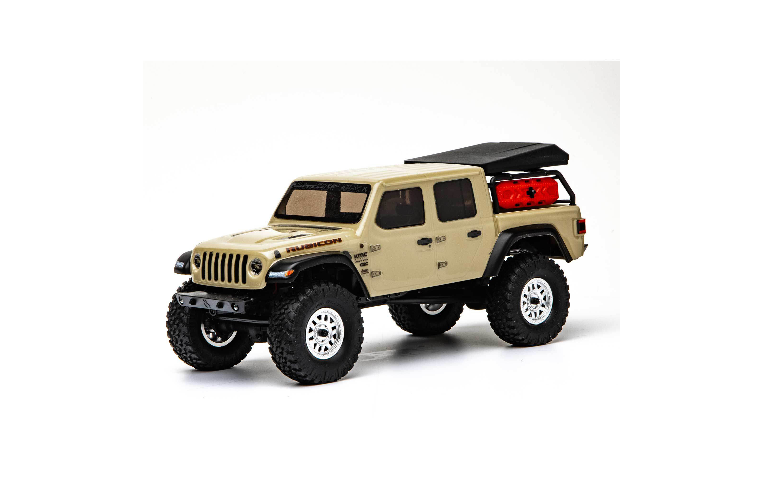 SCX24 Jeep JT Gladiator 4WD Rock Crawler Brushed RTR, Beige