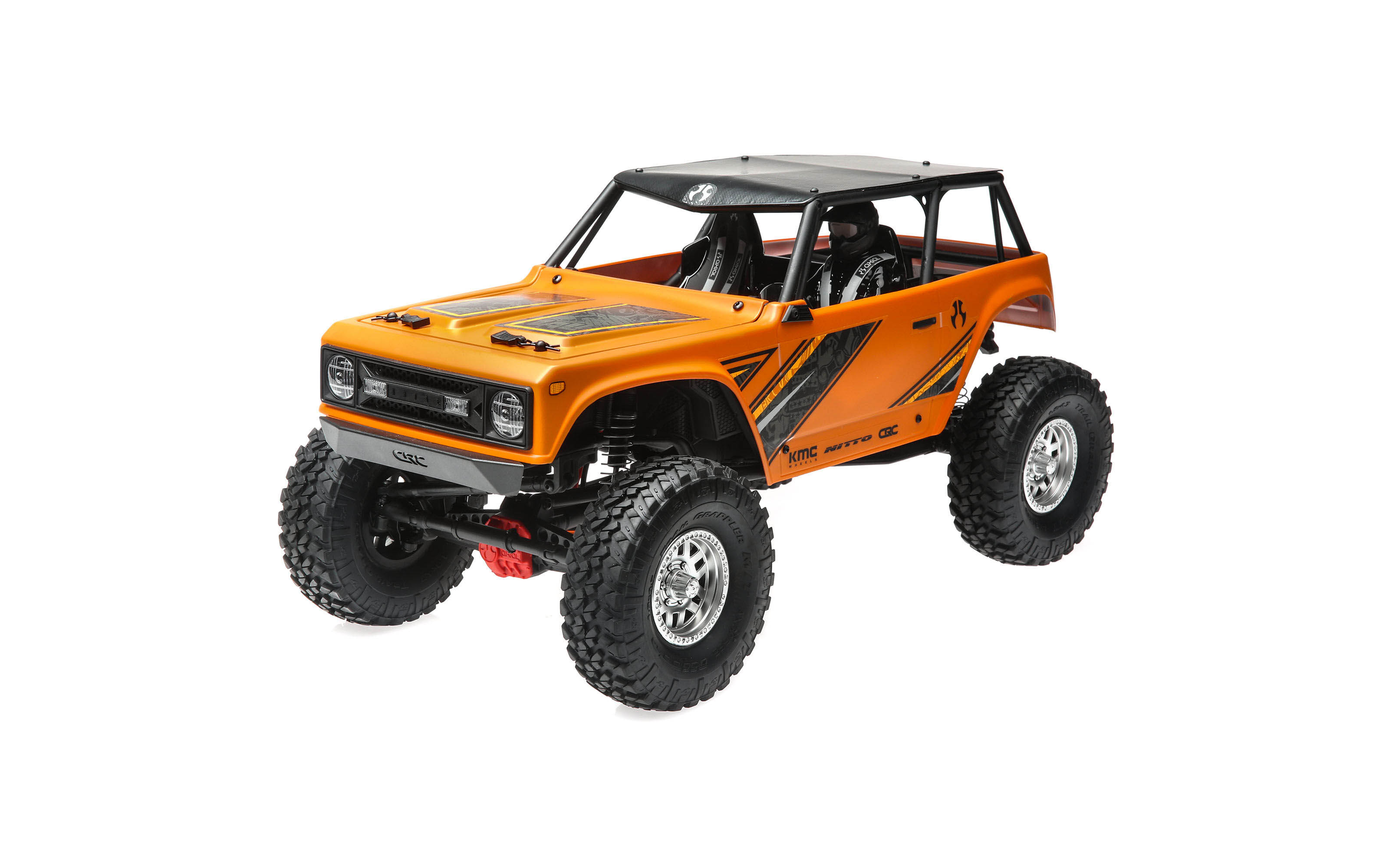 Wraith 1.9 4WD Rock Crawler Brushed RTR, Orange - Axial AXI90074T1