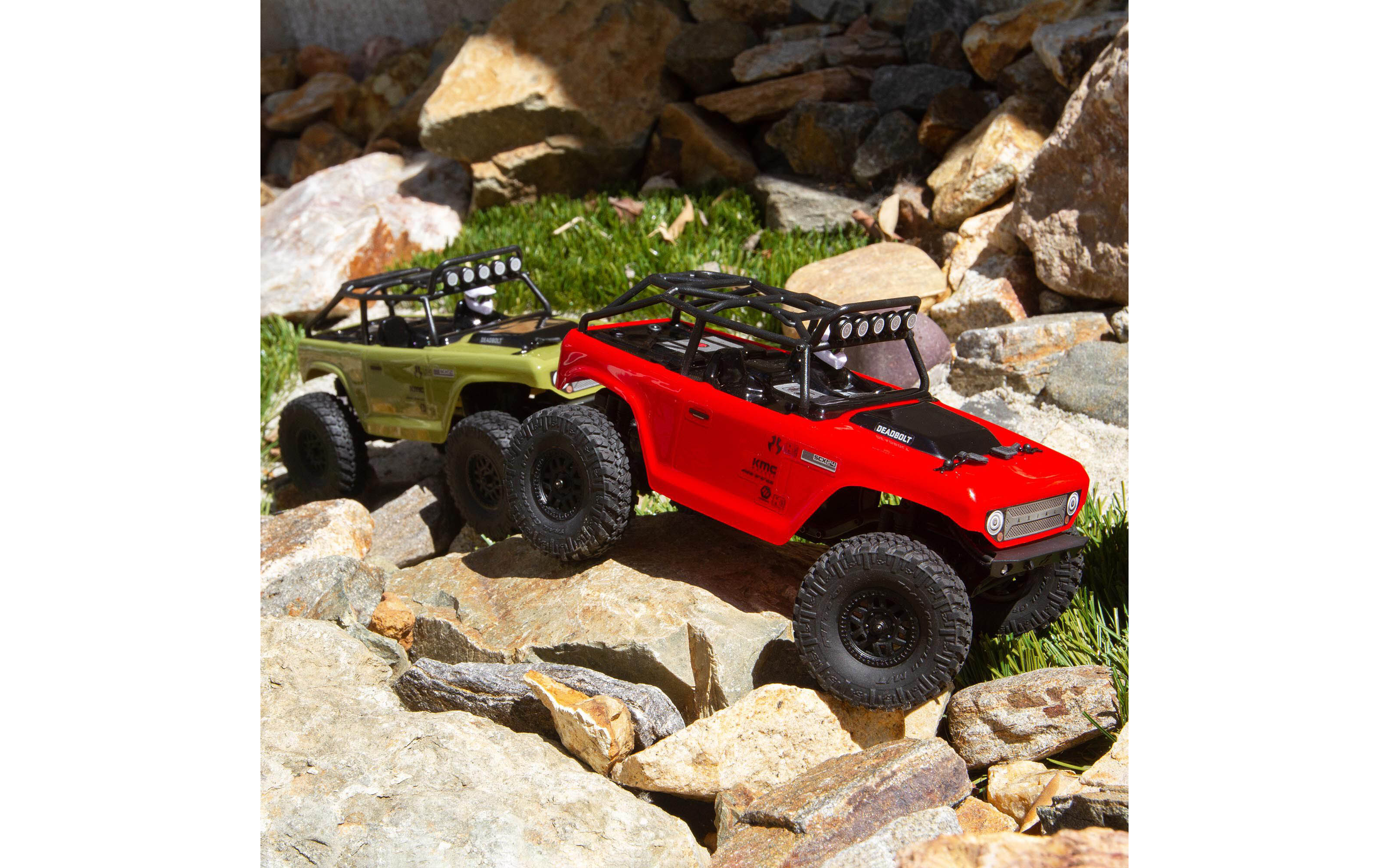 SCX24 Deadbolt 4WD Rock Crawler Brushed RTR, Green - Axial