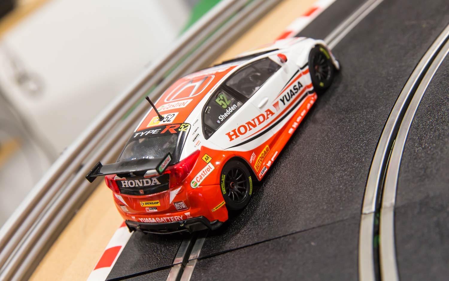 SCALEXTRIC ホンダ HONDAシビック タイプR 1/32スロットカー Scalextric Honda Civic FK8 Type R - BTCC 2022 - BTC Racing