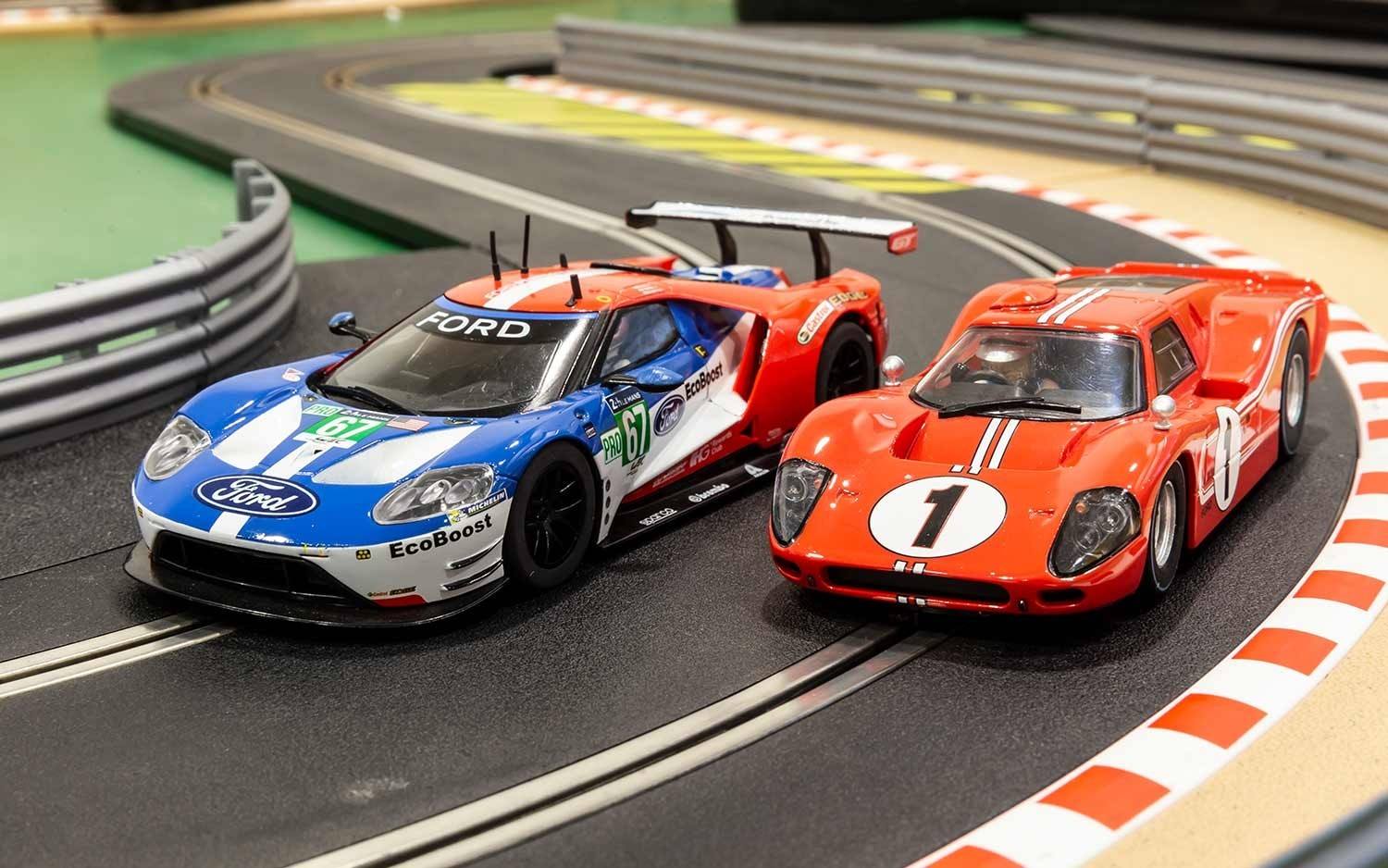 Scalextric Limited Edition – Ford Twin Pack Le Mans 1967, 50 Jahre Ford
