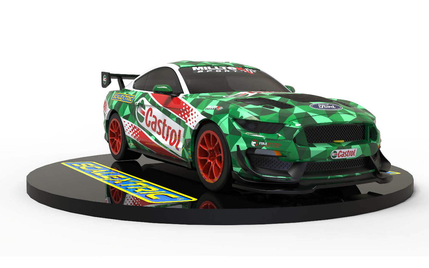 Ford Mustang GT4 - Castrol Drift Car - Scalextric C4327