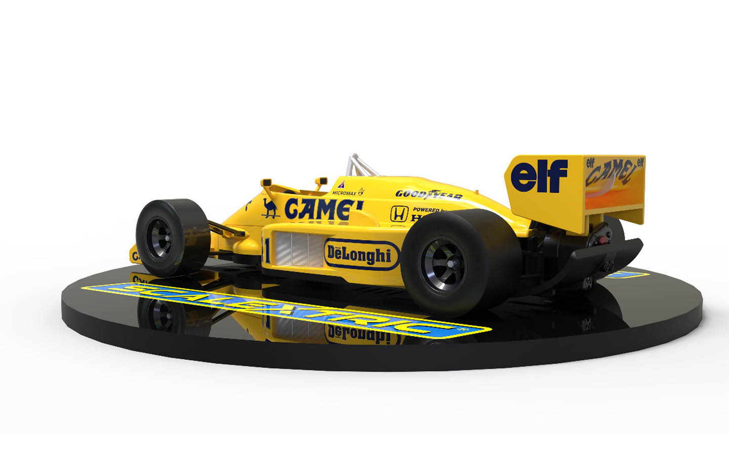 スロットカー　SCALEXTRIC Lotus 99T 中島　C4335 Amazon.com: Scalextric Lotus 99T Camel #11 1987 Monaco Grand