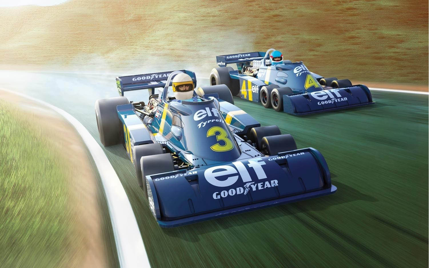 Tyrrell P34 - Swedish GP 1976 Twin Pack - Scalextric C4084A