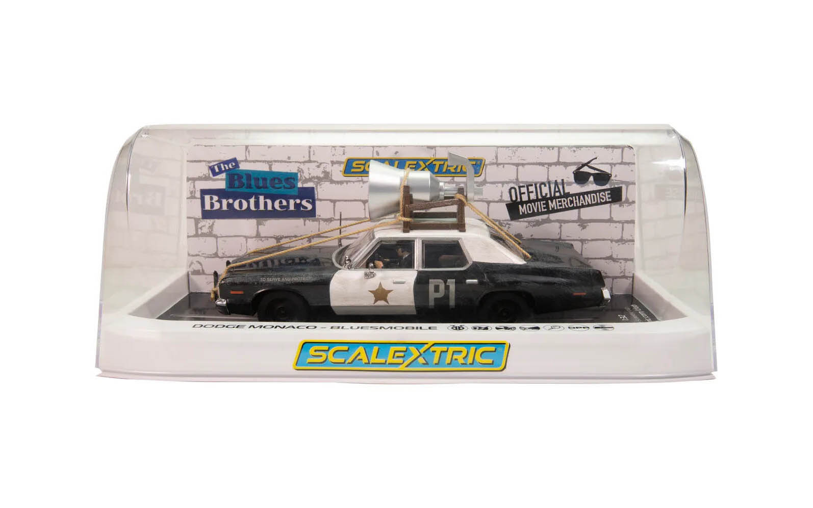 Auto World Xtraction R36 Blues Brothers Blues Mobile 1974 Dodge Monaco HO Scale Slot Car | Auto World Store - Foto 2
