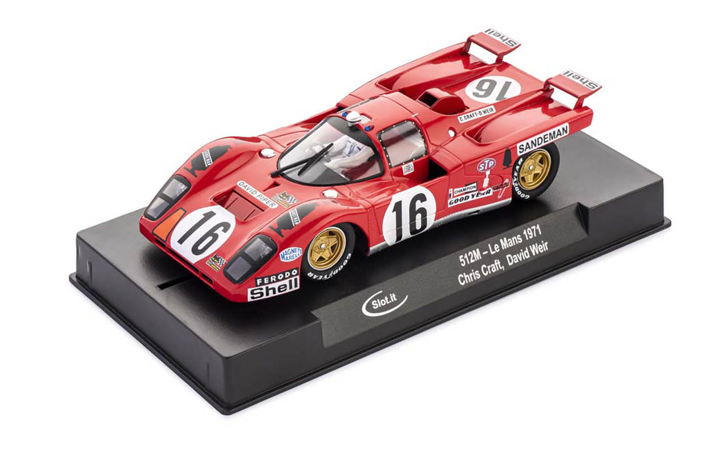Slot.it Ferrari 512M 24h Le Mans 1971 1/32 Slot Car SICA51C