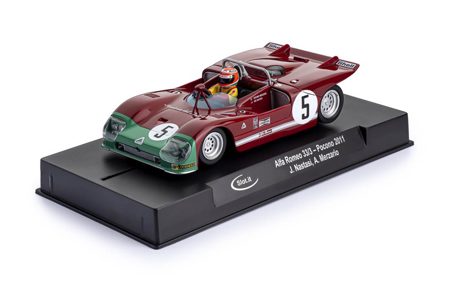 ALFA ROMEO 33/3 2011 Pocono #5 Nastasi Merzario - Slot-it CA11M