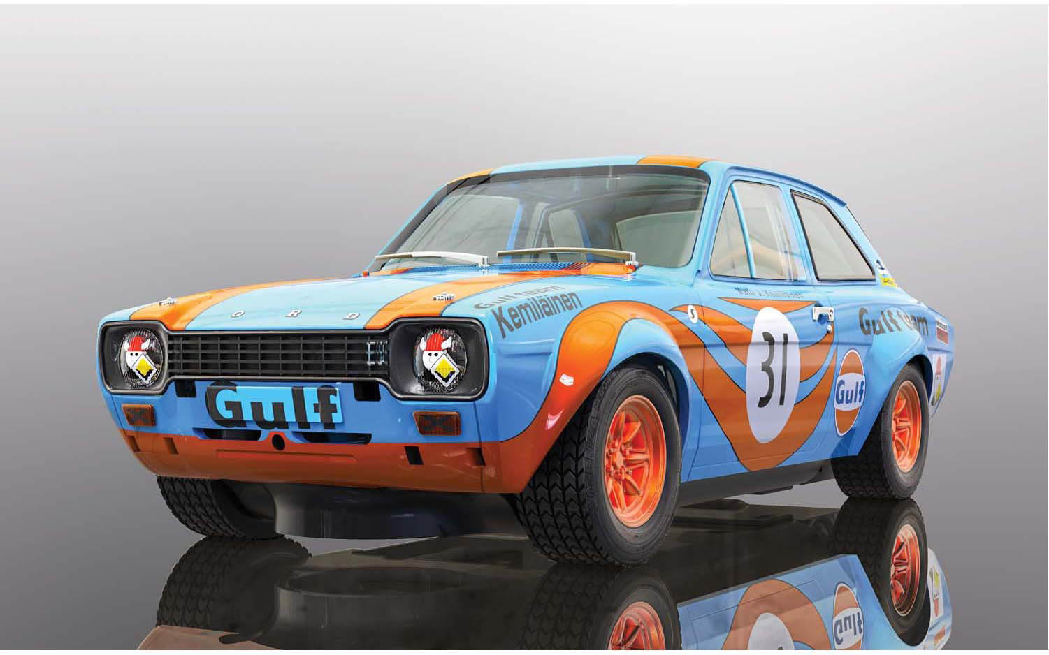 スケーレックストリック Gulf Ford Escort Mk1 スロットカー Ford Escort Mk1 Gulf Edition - Scalextric C4013 | kingshobby.com