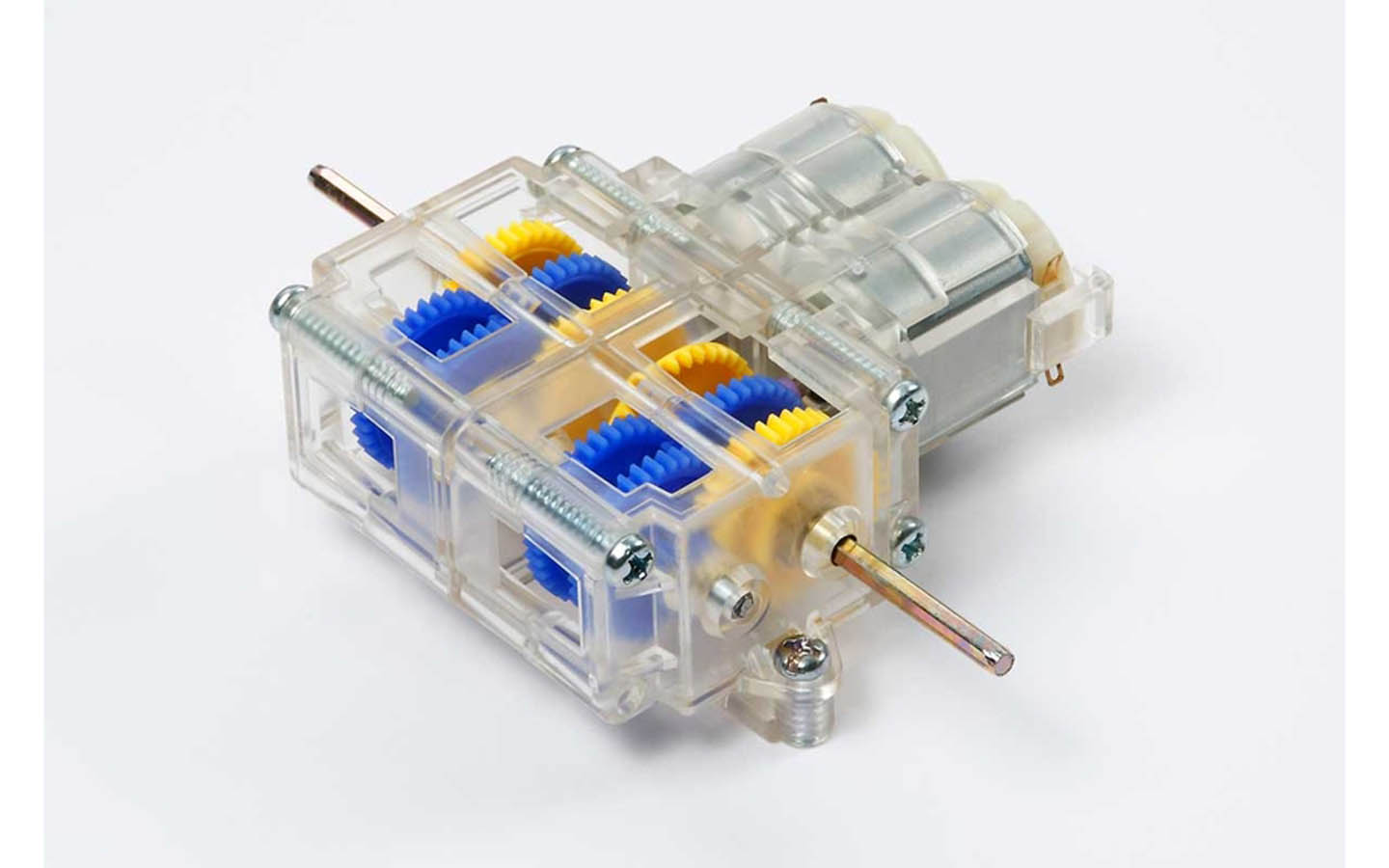 Double Gearbox 4 Speed, Clear LeftRight Independent Tamiya 69912