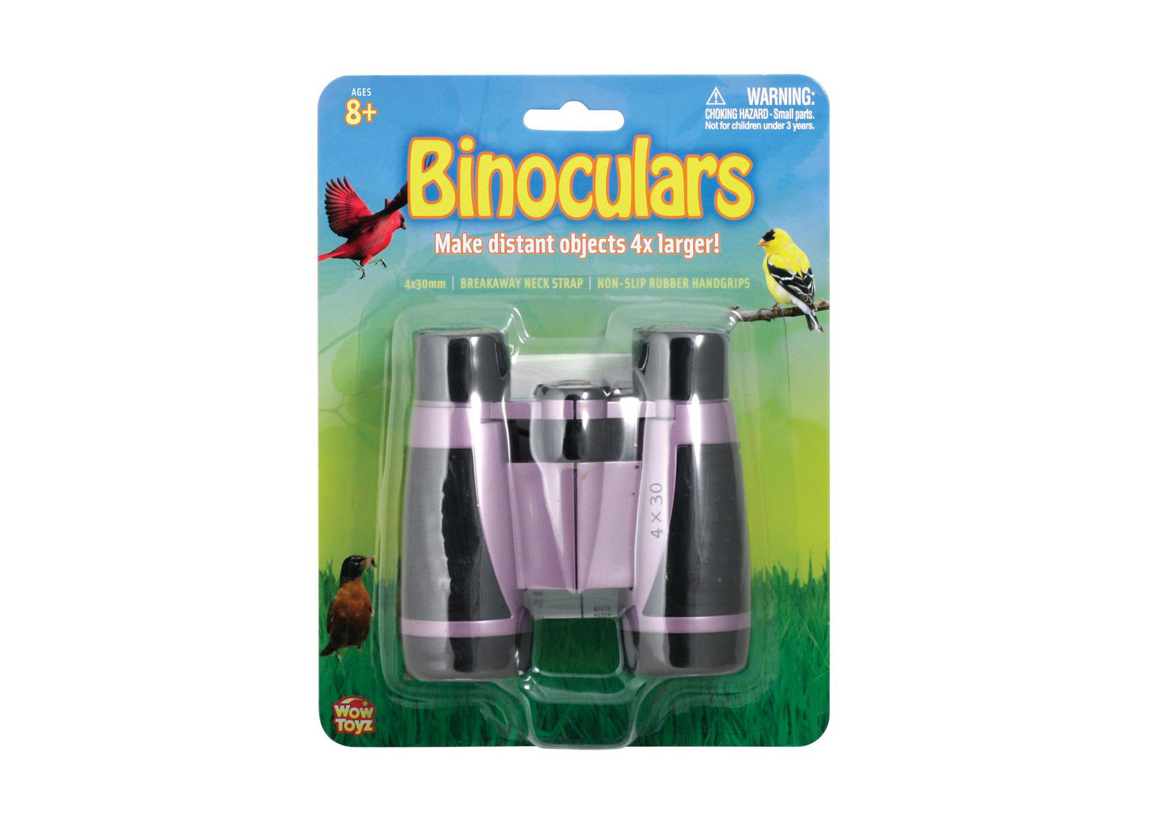 Binoculars 4x30 Purple Wow Toys WT-BIN-PR