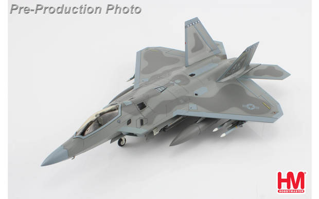 【未使用】 HOBBY MASTER HA2822 F-22A Raptor F-22A Raptor 3rd FW, 525 FS, Elmendorf AFB, 2011 - Hobby Master