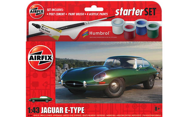 Jaguar E-Type - Starter Set - Airfix A55009 | kingshobby.com
