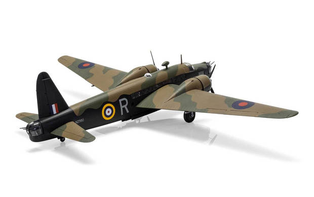 Maquette Airfix Vickers Wellington Mk.IA/C - Échelle 1:72, Kit Non Assemblé