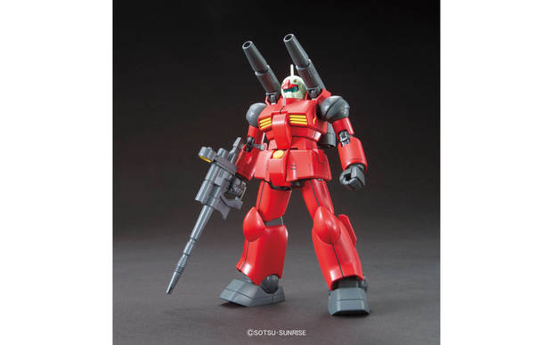 Maquette Gundam HGUC 1/144 RX-77-2 Guncannon - Bandai Hobby, Environ 13 Cm