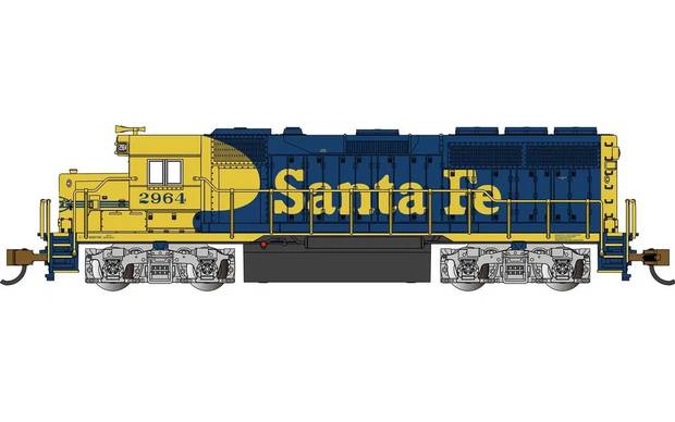 EMD GP40 Santa Fe #2964 - Bachmann Trains 63573 | kingshobby.com
