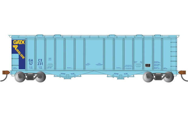 GATX#57231, GATX 4180 Airslide Hopper - Bachmann Trains 70622 ...