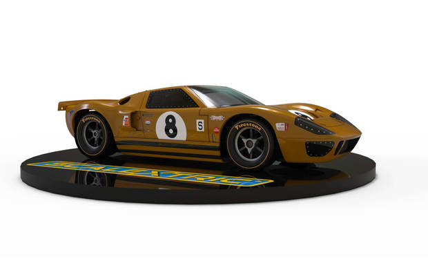 Scalextric Coche De Ranura Ford GT40 - BOAC 500 1968 Drury/Holland - Escala 1:32 Para Pistas De Carreras, Colección Y Regalos De Navidad O Pascua