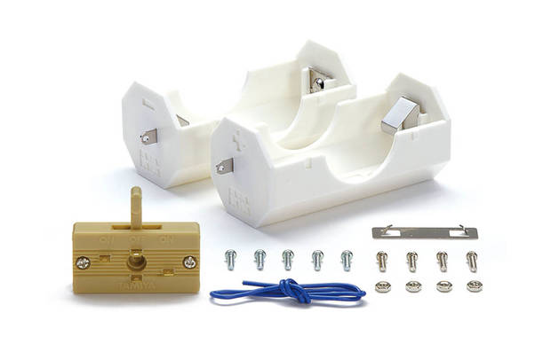 R14,C,UM2 Separated Batt Box with Switch - Tamiya 70149 | kingshobby.com