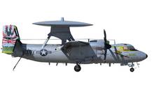 E-2C Hawkeye, Miss B.Havin, VAW-124, Bear Aces, 1991, Desert Storm