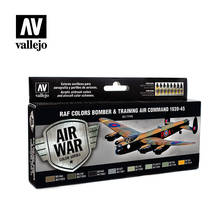 Vallejo Kit Peinture Modélisme – RAF & FAA Special Battle Of Britain WWII – Couleurs Historiques Acryliques