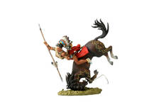 Figurine Black Hawk – Sioux Warrior Vs US Cavalryman – 1/32 – Plomb Peint
