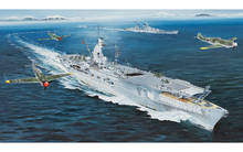 Maquette Trumpeter USS Constellation CV-64 - 1/350 - Porte-avions à Monter