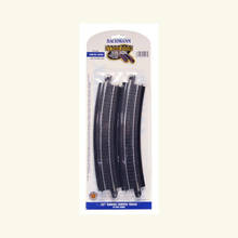 Bachmann 44401 HO Scale Steel EZ Track – 18" Radius Curve (Pack Of 4)-535799
