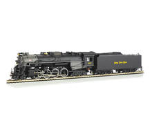 Chesapeake and Ohio Kanawha No 2705 - DCC Sound - HO 2-8-4