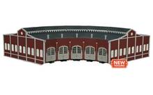 Five-bay Roundhouse with Nickel Silver E-Z Track - Bachmann Trains