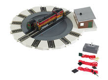 Tidmouth Sheds with Steel Alloy E-Z Track - Bachmann Trains 45230