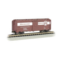 Bachmann Treni - Carro Merci AAR 40' Box Auto In Acciaio - B&O TIMESAVER #467603 - Scala N 1:160