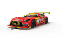 Scalextric C4496 – Mercedes AMG GT3 – RAM Racing – Voiture à Sous Échelle 1/32 – Livrée Rétro – 24H Dubaï 2022 – Dès 3 Ans